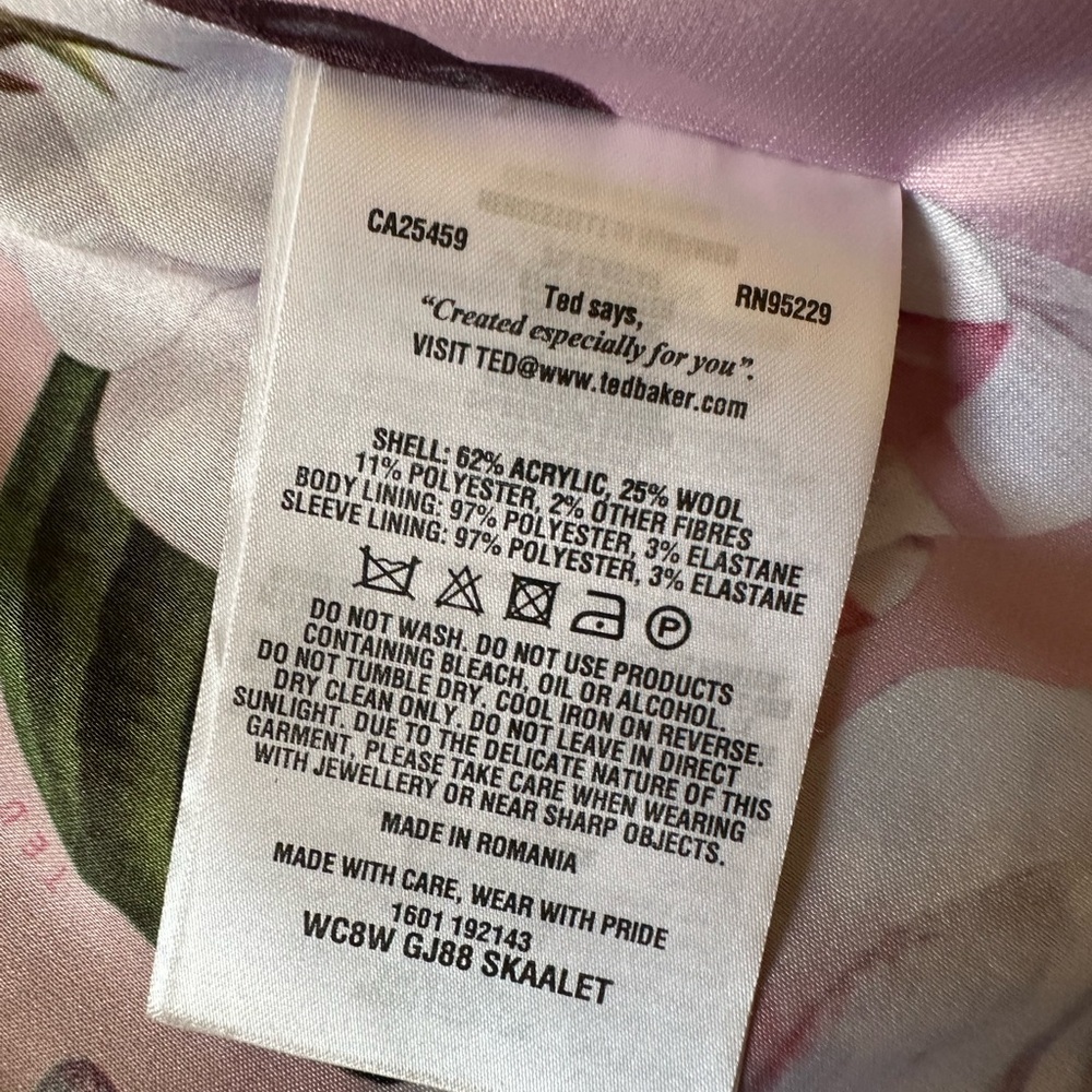 Ted Baker Wool Trench Coat - Picture 10 of 14
